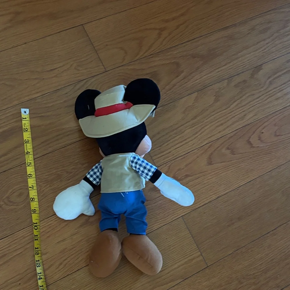 Disney Mickey Mouse Adventure Plush in Blue and Tan